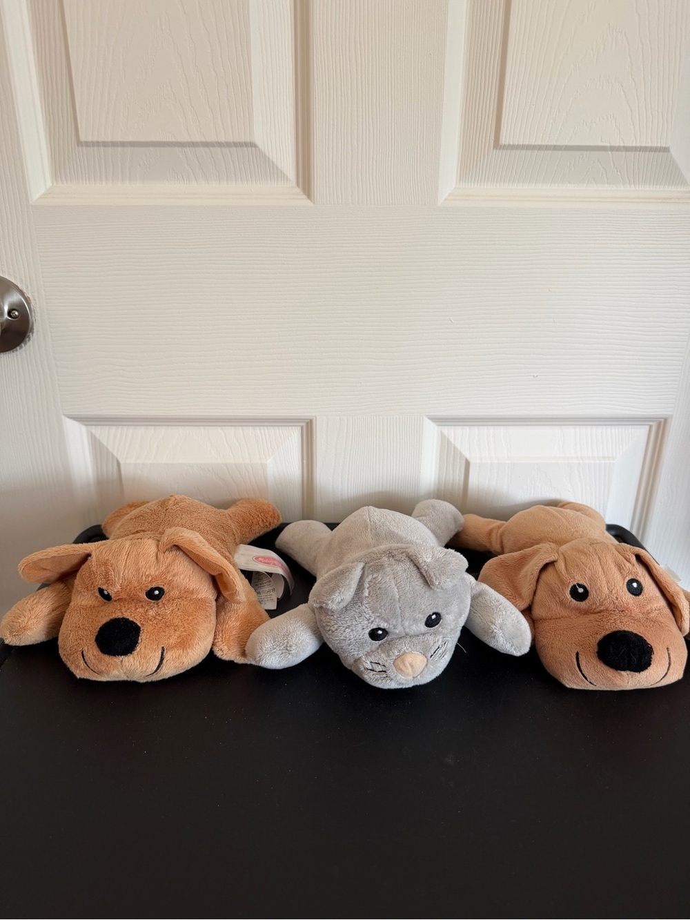 Melissa and Doug Plush 2 Dogs 1 cat Toy Trio -